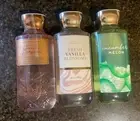 Bath & Body Works LOT 3 Cucumber Melon Fresh Vanilla Body Wash Shower Gel 10 oz