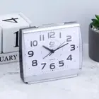 Silent Square Digital Alarm Clock Easy to Read Desk Mute Clock Student