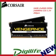 Corsair Vengeance 16GB DDR4 SODIMM 2400MHz C16 1.2V 260pin Notebook Memory RAM