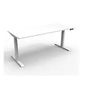 1800Mm Single Sided Workstation Natural White And White