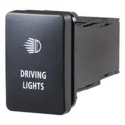Narva OE Style Switch - Suits Toyota Landcruiser Prado 150-200 Series, Driving Lights Push On/Off Blue LED, Toyota, 63304BL