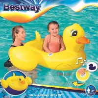 在飛比找蝦皮商城精選優惠-優選好物 兒童充氣小船帶把手水上漂浮座式游泳圈卡通坐圈遮陽篷