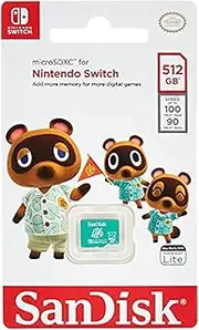 SanDisk and Nintendo Switch microSD 512GB