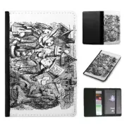 PASSPORT ITINERARY ORGANIZER|ALICE IN WONDERLAND ART #29