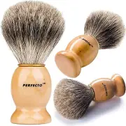 100% Pure Badger Shaving Brush--Now with choice of Original or Black and Silv...