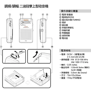 SANGEAN SR35二波段收音機 山進SR35收音機 SANGEAN SR36二波段收音機 山進SR36收音機