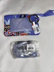 Vera Bradley Zip ID Case And Lanyard Mural Garden