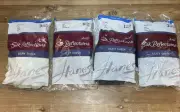 Set 4~Hanes Silk Reflections Silky Sheer Control Top Pantyhose 3 Pair Packs SzCD