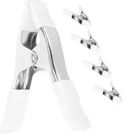Tofficu 5Pcs Heavy Duty Spring Clamps Plastic Background Clips for Photography Durable Clips for Backdrop Support Ergonomic Design for Comfortable Grip