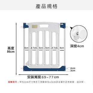 BOBOS JTC日本 雙向開啟安全門欄 樓梯圍欄/柵欄 (藏青色 180度雙向開門 寵物安全門欄)