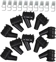 BESPORTBLE Engine Protector Kit Pcs High Pressure Ignition Cap Spark Plug Boot Rubber and Spring Terminal for Chainsaws and Machinery