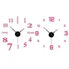 Creative Punch 3D Wall Clock with Luminous Effects Perfect for Any Room