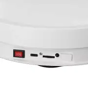 22cm Motorized Rotating Display Stand Turntable Display W/LED Light Electronic