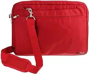 Red Water Resistant Graphics Tablet Bag - Compatible with Wacom One 12 Drawing Tablet