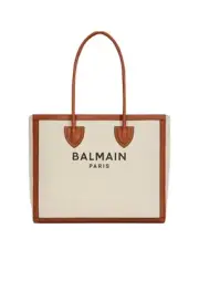 Balmain Ecru canvas B-Army 42 tote bag - Laptop Travel, Business Or Baby Bag