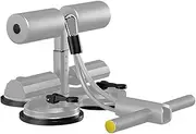 Sit up Bar Floor | Stomach Exercise Machine | Core Strength Trainer with Suction Cups and Resistance Bands for Women and Men