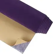 CRE8TIVE Purple Wallpaper Peel and Stick Velvet Drawer Liner for Jewelry Displays Self Adhesive Flocking Felt Liner Sticky Roll Fabric Contact Paper for Cabinets Drawers Lining Art & Crafts 12"x80"