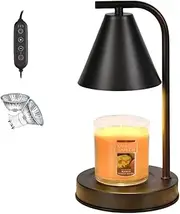 [KERLJO] Electric Candle Warmer Lamps with 2 Bulbs - Adjustable Brightness and Timer Function, Aromatic Candle Holders for Vintage Bedroom Decor，Mum Mothers Day Gifts
