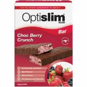 * OptiSlim VLCD Bar Choc Berry Crunch 60g 5 Bars
