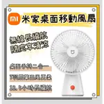 小米 米家桌面移動風扇 迷你無線風扇 桌面移動風扇 電風扇 XIAOMI 低噪音風扇 DC風扇 直流 大電量