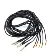 Waterproof DS18B20 Temperature Humidity Sensor Digital Probe Thermistor Cable 3M