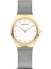 Bering 12131-010 White Dial Silver Stainless Steel Womens Watch