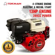 13HP Petrol Stationary Engine Motor 4-Stroke OHV Horizontal Shaft Replacement