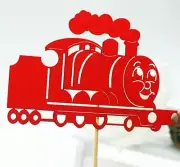 THOMAS THE TANK ENGINE TRAIN MINI CAKE TOPPER OR CUPCAKE BIRTHDAY PARTY 1ST