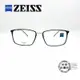 ZEISS 蔡司 ZS22114LB 201/黑咖色X金色鏡腳方形輕量鏡框/鈦鋼光學鏡架/明美鐘錶眼鏡