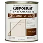 1-qt Java Brown Cabinet Decorative Glaze Clean up with soap water Case of 2
