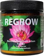 All Natural Tooth Powder - Regrow Remineralizing Tooth Powder - Stop Sensitive Gums - Whiter Teeth Naturally