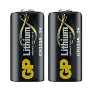 2x 1pc GP Photo 3V Lithium Battery/Single-Use Batteries for Cameras/Flashlights