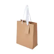 Kraft Stripe Gift Bag - Medium