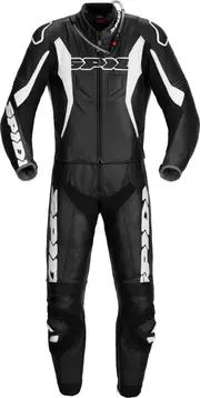 Spidi Sport Warrior Touring, leather suit 2pcs. , color: Black/White , size: 56