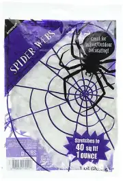 Value Pack Polyester Spider Webs