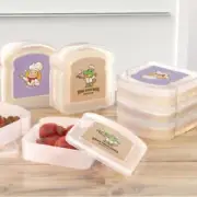 Reusable Sandwich Container Sealed Food Container Transparent Bread Box6806