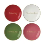 kate spade new york Be Jolly Color Tidbits, Set of 4