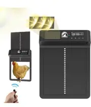 Automatic Premium Solar Powered Chicken Coop Door With Light Sensor And Remote
