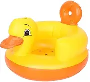 Vaguelly Inflatable Baby High Chair Couch Sofa for Toddlers Duck Shape Toddler Chair Bath Pool Lounger Comfortable Durable