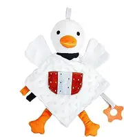 Duck Stuffed Animal for Baby,Soothing Duck Plush Hand Puppet | Swan Hugging Pillow, Sensory Snuggle Toy, Sleep Soothers for Birthday, Preschool