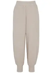Varley The Relaxed Pant Stretch-jersey Sweatpants - Taupe - M (UK12 / M) M (UK12 / M)