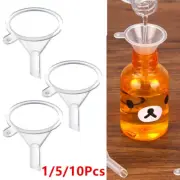 1/5/10Pcs Small Plastic For Perfume Diffuser Bottle Mini Liquid Oil Funnels