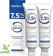 Set 2-Pack Hydroxyapatite Toothpastes for Enamel Protection and Tooth Strengthening, Gentle Mint, Fresh Breath, Daily Use for Oral Health