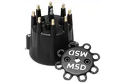 MSD Distributor Cap Replacement Cap to Suit most MSD Billet Distributors Black