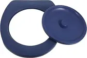 Mipcase Elongated Toilet Seat with Soft Close Feature Heavy Duty Construction Hinges Easy to Clean Materials for Bathrooms Outdoor Use
