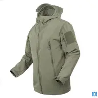 在飛比找Yahoo!奇摩拍賣優惠-街頭集市陸軍迷彩大衣軍裝夾克防水風衣雨衣狩獵衣服軍裝男裝外套