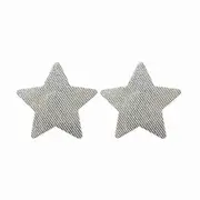 1pair Nipple Cover Teat Hide Women Nipple Pasties Piece Breast Petals Invisible JQP silver five-pointed star
