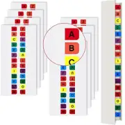 A-Z Tab Dividers for 3 Ring Binders Multicolor Tabs Alphabet Tabs 8