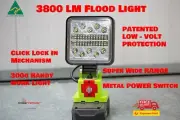 For Ryobi 18V ONE+ Worklight 3800LM LED Campaign Light Spotlight Flashlight