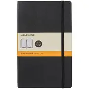 Moleskine Classic Soft Cover Ruled Large Notebook Black